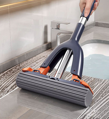 BlushBite® Wash Free Portable Self Squeeze Short Mini Mop Z65