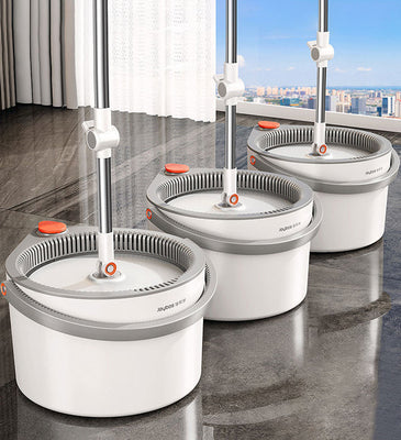 BlushBite® Easy Washing Round Spin Mop & Bucket System