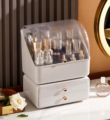 BlushBite® High Quality Large Capacity Cosmetics Storage Box with Drawer