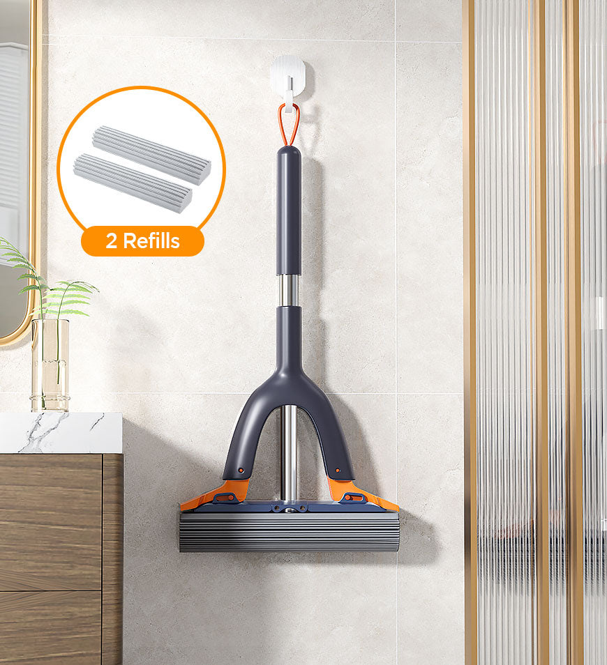 BlushBite® Wash Free Portable Self Squeeze Short Mini Mop Z65