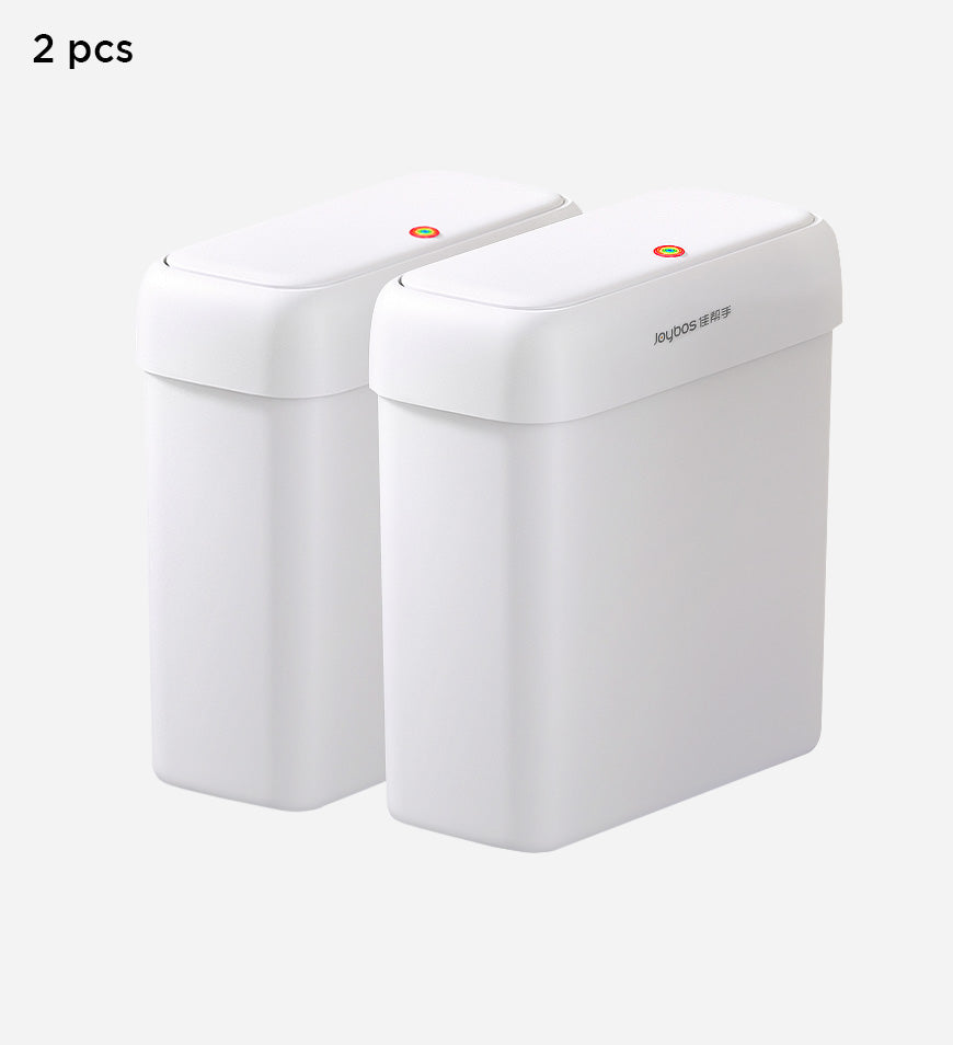 BlushBite® Narrow Bathroom Trash Can with Lid Z39