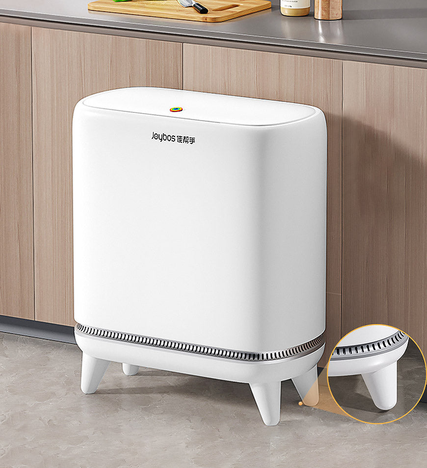 BlushBite® Narrow Trash Can With Legs Auto Adsorb Trash Bag Z108