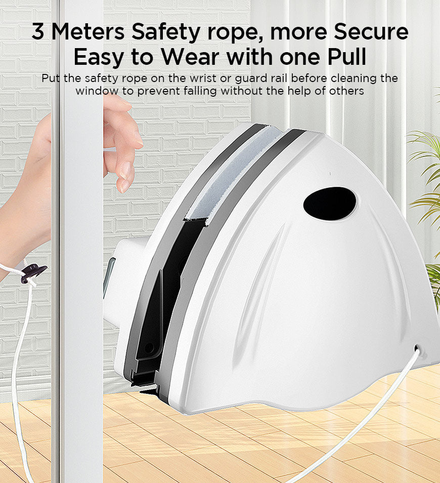 BlushBite® Double Side Glass Wiper Adjustable Magnetic Window Cleaner F79