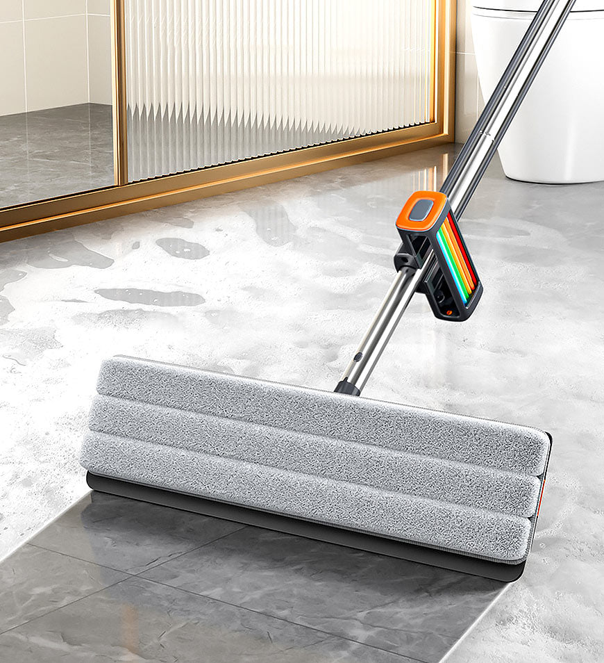BlushBite® Flat Mop Stainless Steel Panel No Hand Wash Z72