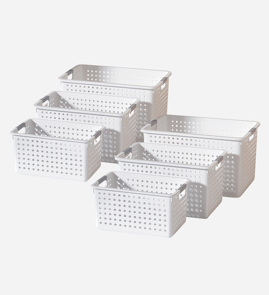 BlushBite® Set of 6 Multipurpose Bedroom Storage Basket F104