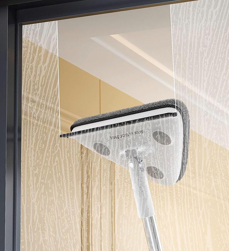 BlushBite® Long Handled Wall Cleaner with Microfiber and Chenille Pad Z138
