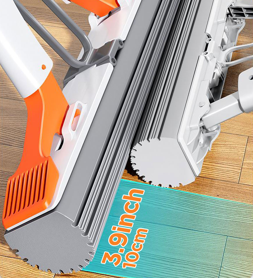 BlushBite® Self Squeeze Sponge Mop With 2 PVA Absorbent Mop Head Refills Z201