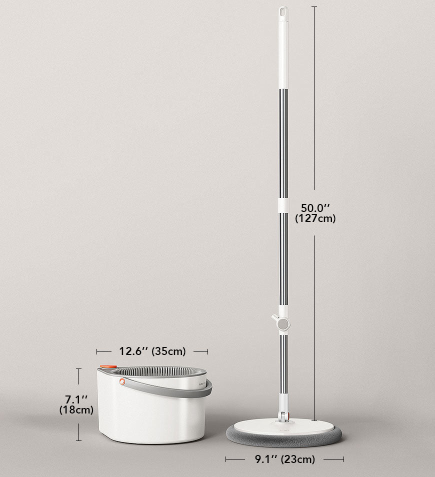BlushBite® Easy Washing Round Spin Mop & Bucket System
