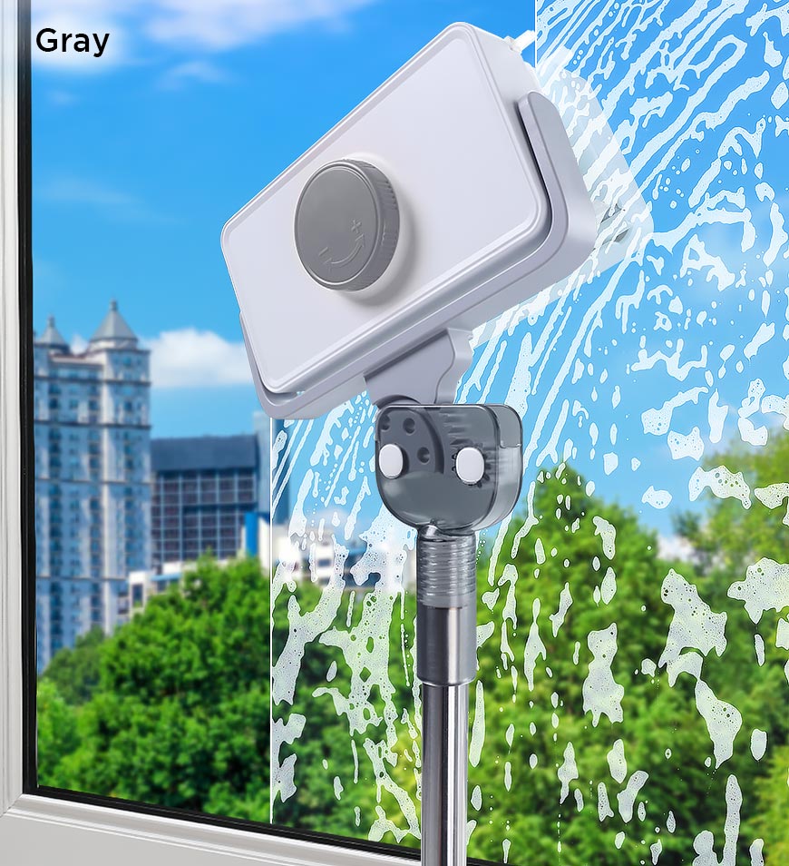 BlushBite® Rectangle Double-Sided Magnetic Telescopic Rod Window Cleaner