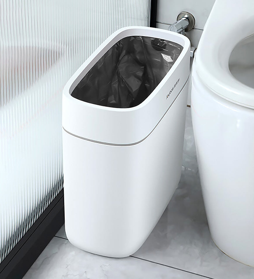 BlushBite® 3.7Gal Bathroom Narrow Trash Can Z125