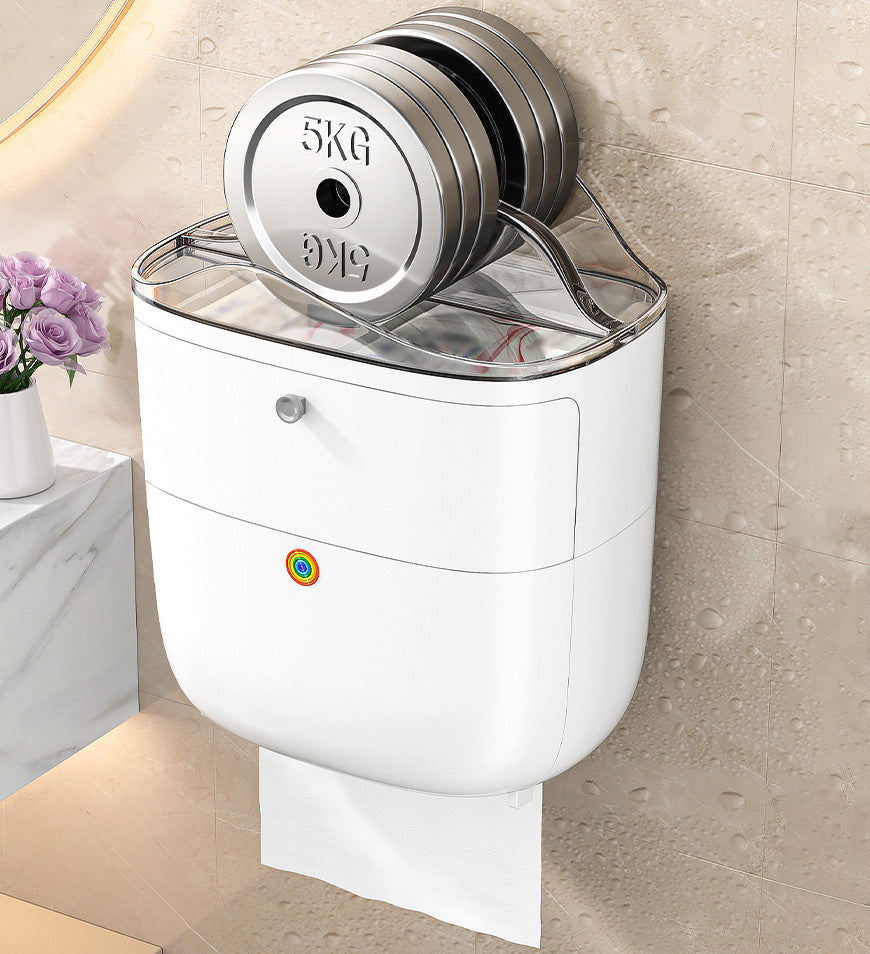 BlushBite®Punch Free Multifunction Waterproof Wall Mounted Tissue Box z120