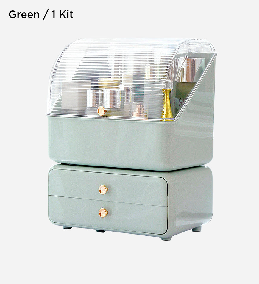 BlushBite® High Quality Large Capacity Cosmetics Storage Box with Drawer