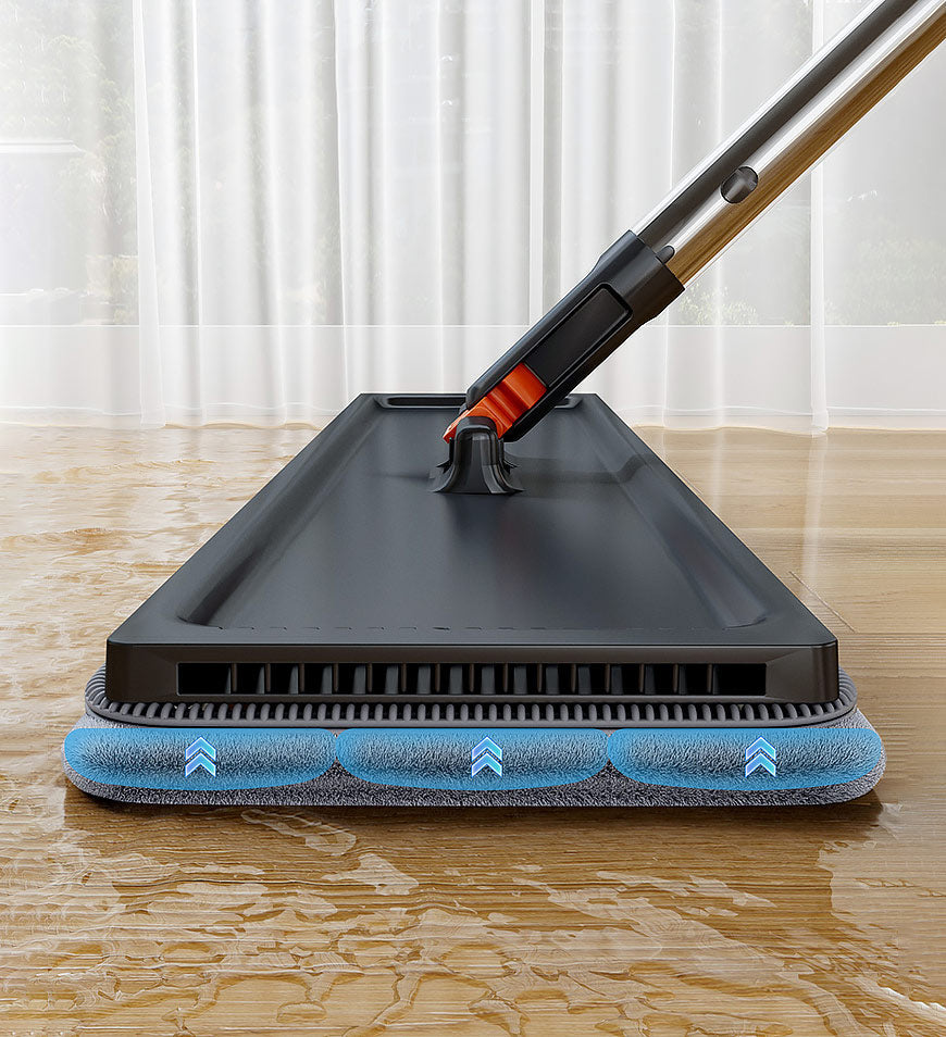BlushBite® Hands Free Rainbow Flat Mop With Stainless Steel Handle Z151