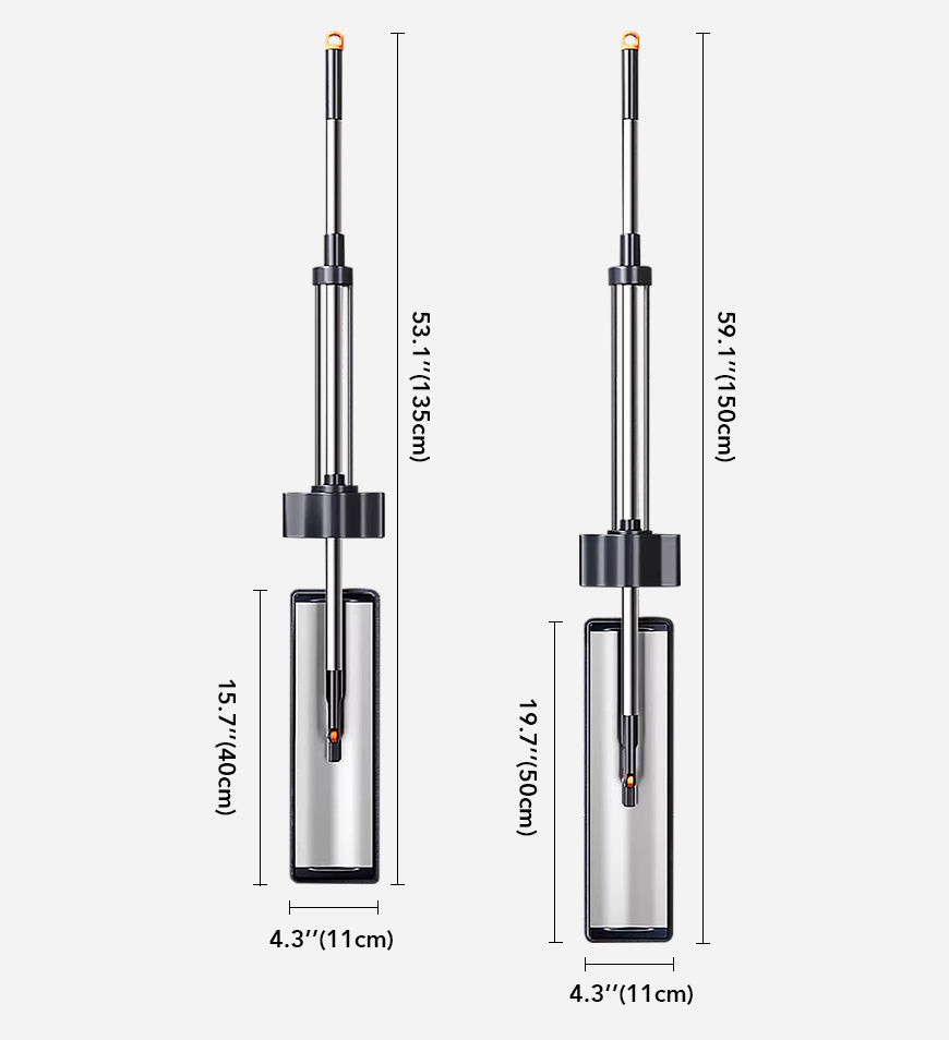 BlushBite® Hands Free Aluminum Flat Mop Wet and Dry Use Z152