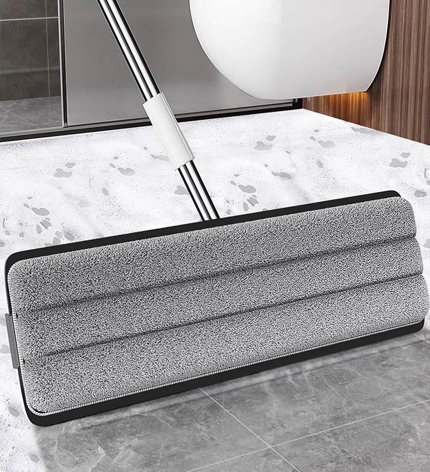 BlushBite® 2 Pcs Large Flat Floor Mop and Bucket Set With Upgrade Wringer Set Z41