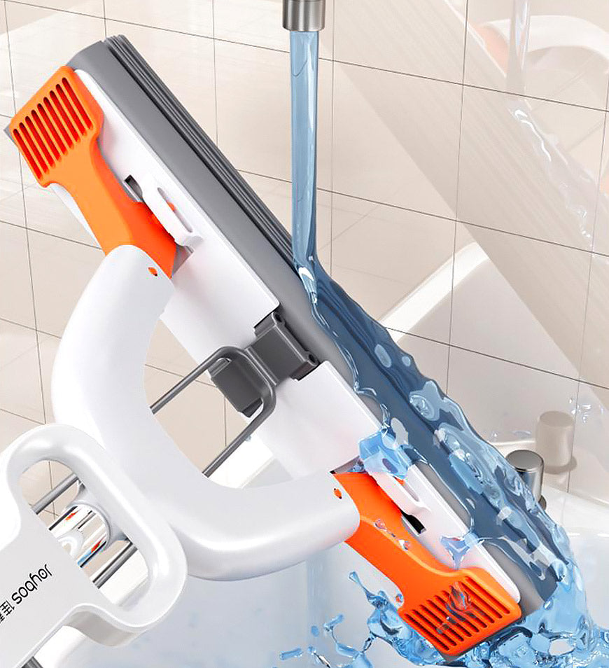 BlushBite® Self Squeeze Sponge Mop With 2 PVA Absorbent Mop Head Refills Z201