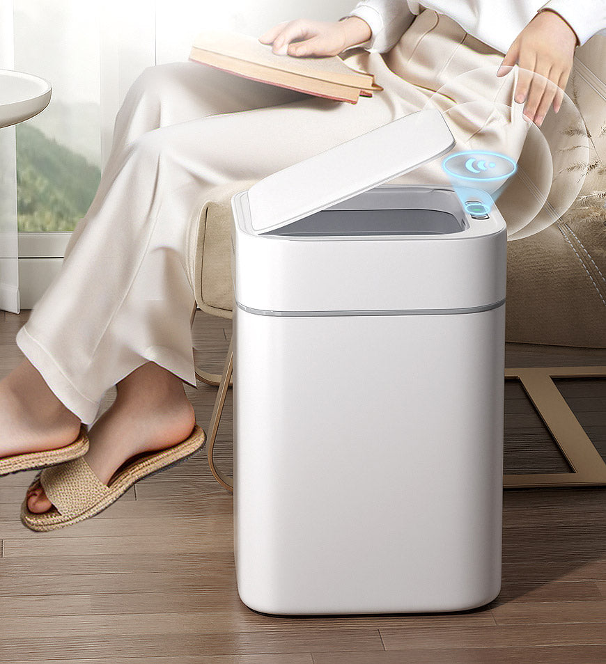 BlushBite® Automatic Touchless Smart Trash Can With Blue Light Sterilization Z49