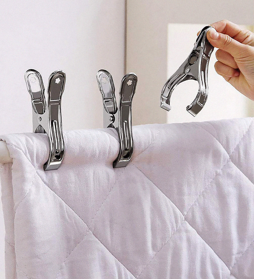 BlushBite® 8 Packs Super Jumbo stainless Clips for Quilts F23