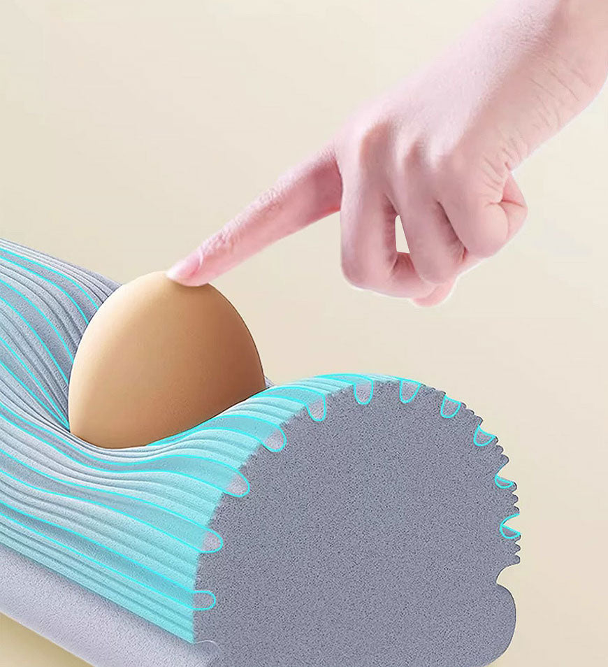 BlushBite® Ultra Absorbent Self Squeeze Hand Free Washable Sponge Mop With Bucket Z43