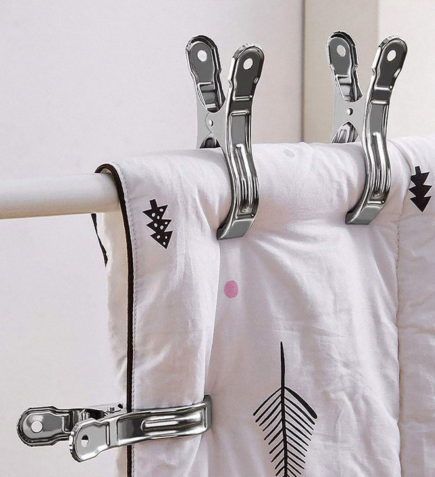 BlushBite® 8 Packs Super Jumbo stainless Clips for Quilts F23