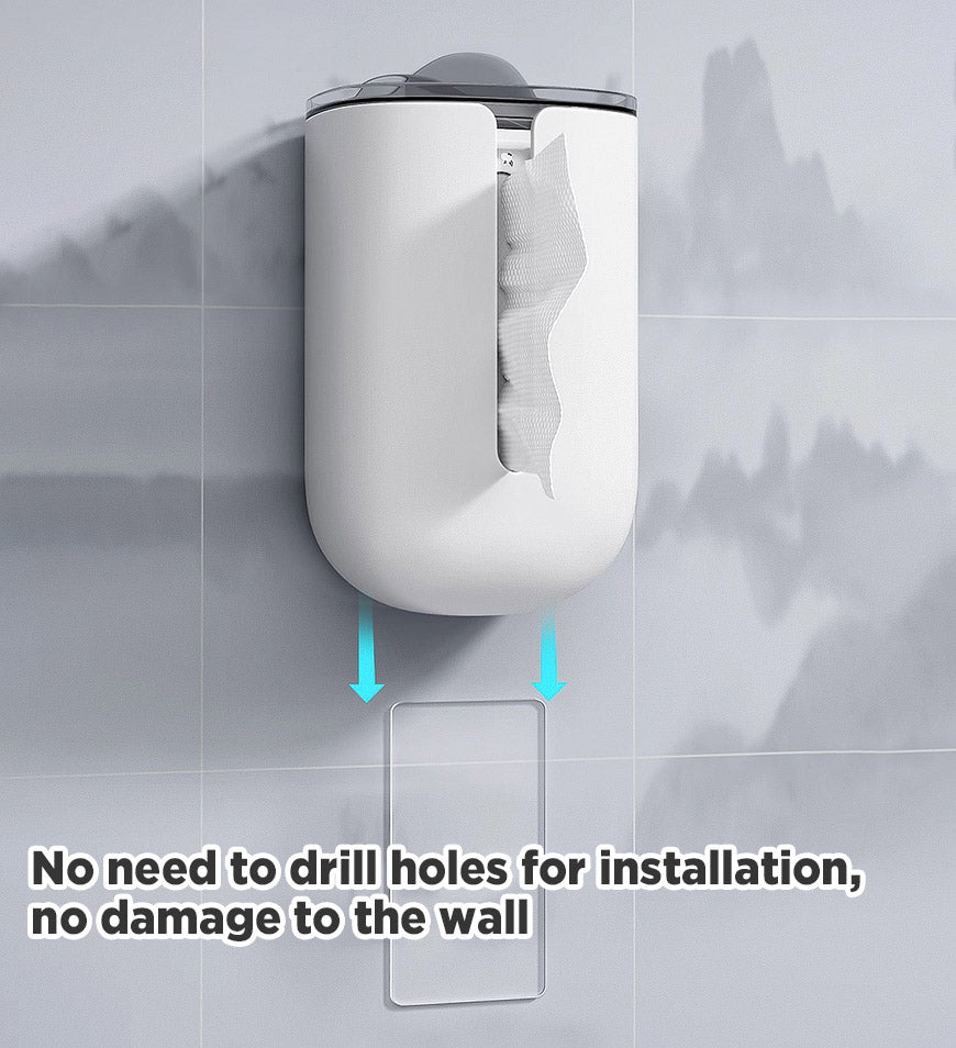 BlushBite® Wall Mounted Bathroom Tissue Box Z36