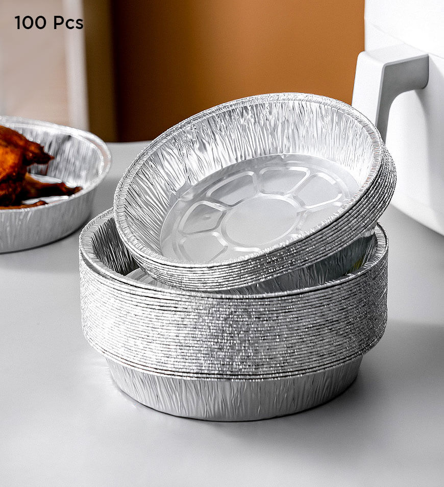 BlushBite® Round Aluminum Air Fryer Trays F53