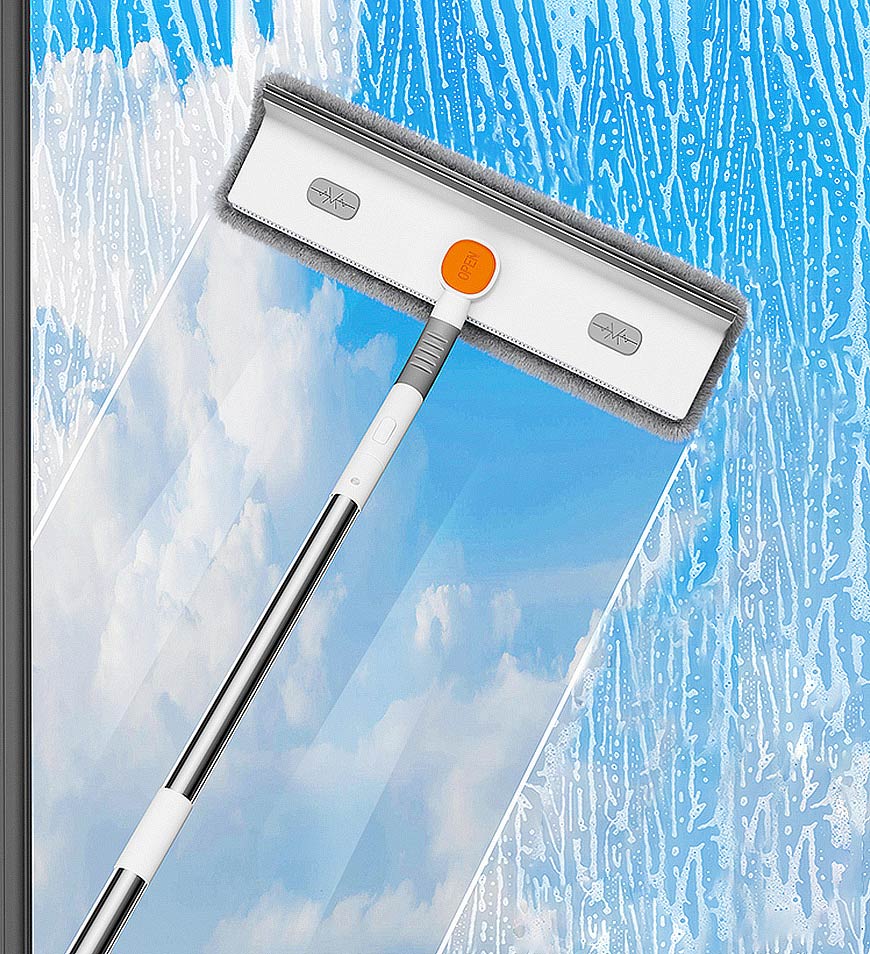 BlushBite® Window Cleaning Tool with Extension Pole Z140