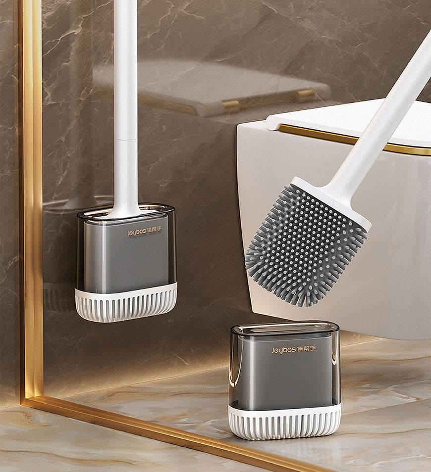 BlushBite® Toilet Brush and Holders with Solid Bristles Z52