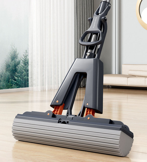 BlushBite® Self-Wringing Sponge Mops For Floor Cleaning Squeeze Z175