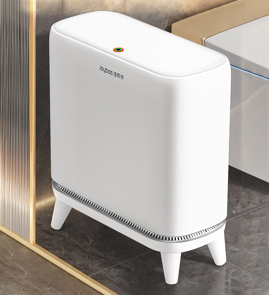 BlushBite® Narrow Trash Can With Legs Auto Adsorb Trash Bag Z108