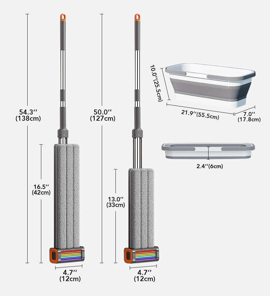 BlushBite® Household Hands Free Flat Floor Mop With Wringer Set Z99