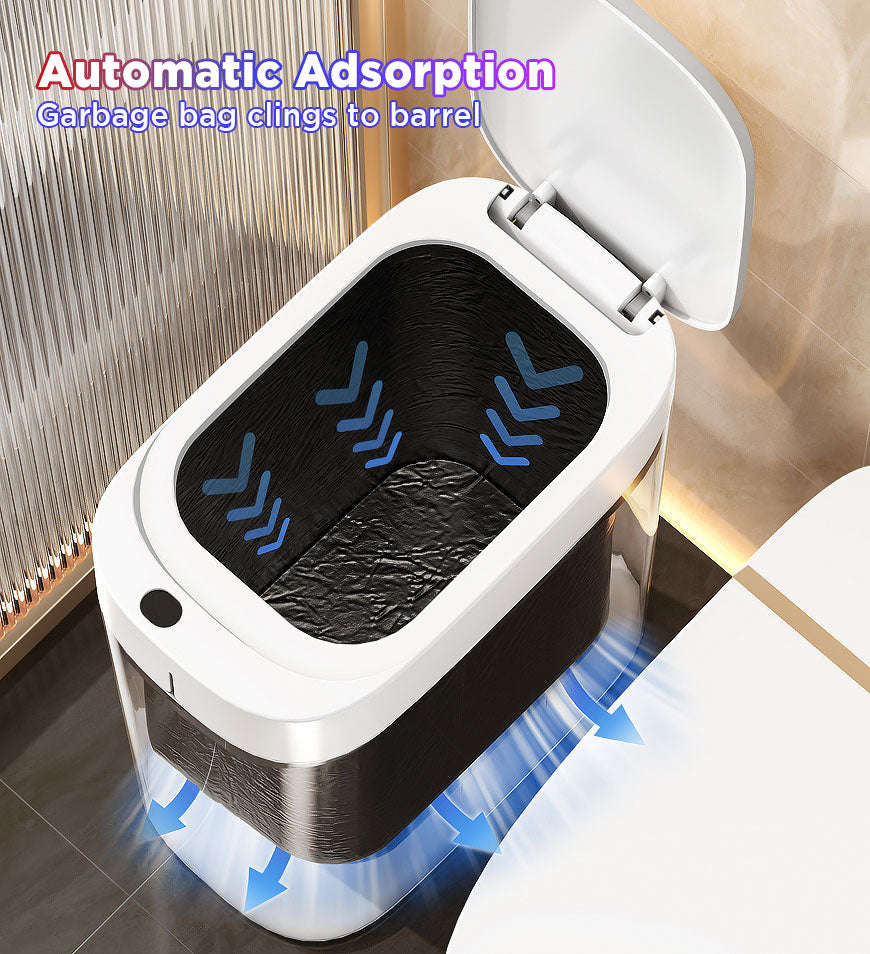 BlushBite® Motion Sensor Trash Can Rechargeable Auto-Adsorption Quick PackagingZ203