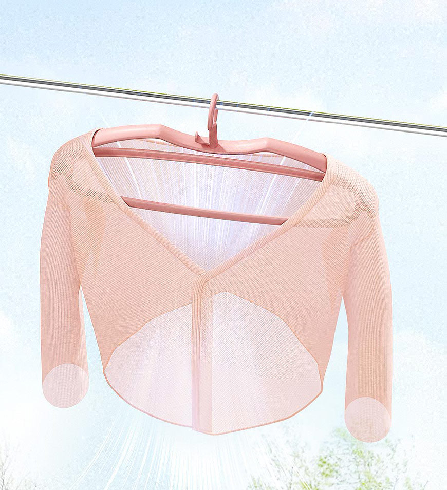 BlushBite® Colourful Light Weight Durable Non-Slip Clothes Hangers Z83