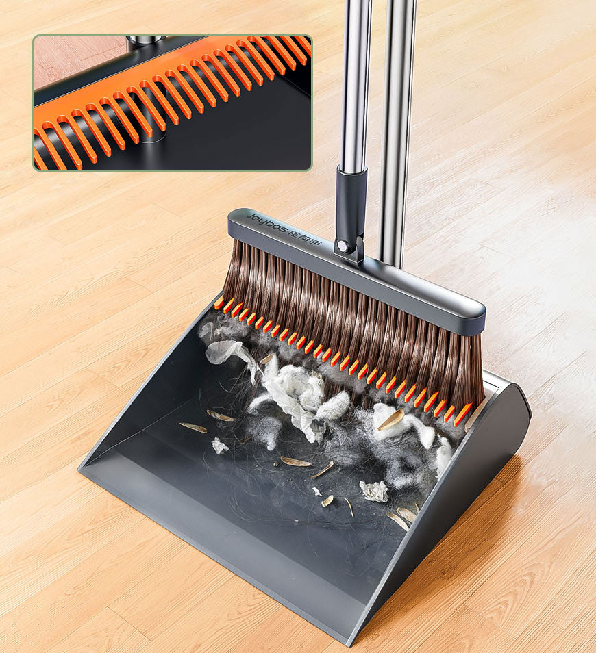 BlushBite® Upgrade Broom And Dustpan Set With Dustpan Teeth Z177
