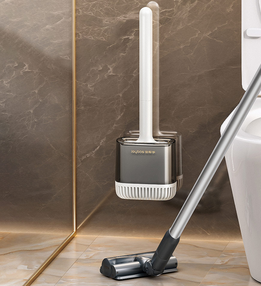 BlushBite® Toilet Brush and Holders with Solid Bristles Z52