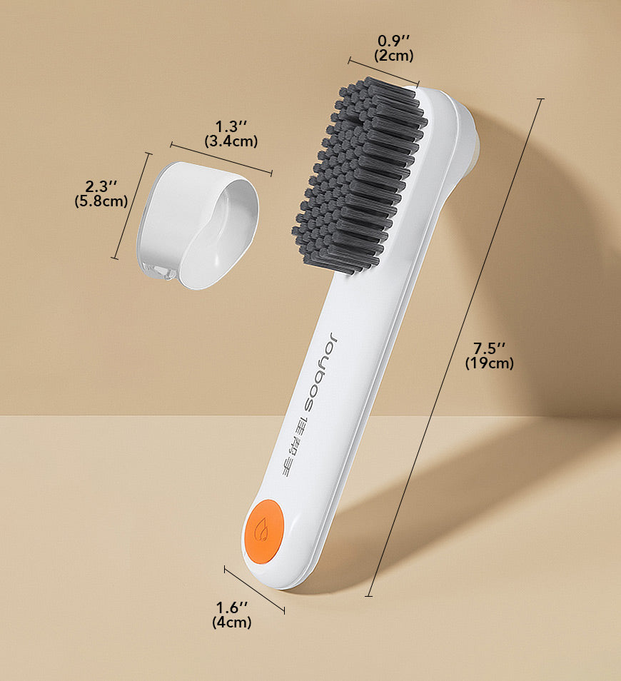 BlushBite® Multifunctional Wall Mountable Shoe Brush With Soap Dispenser Z22