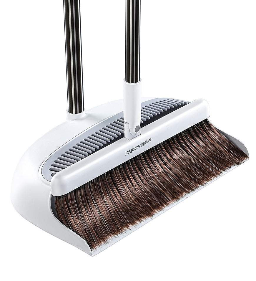 BlushBite® Broom and Dustpan Set with 130 cm Adjustable Long Handle Z158