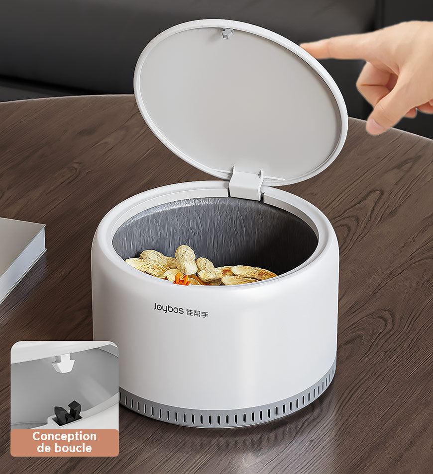 BlushBite®Mini One-Touch Open Table Trash Can Z77