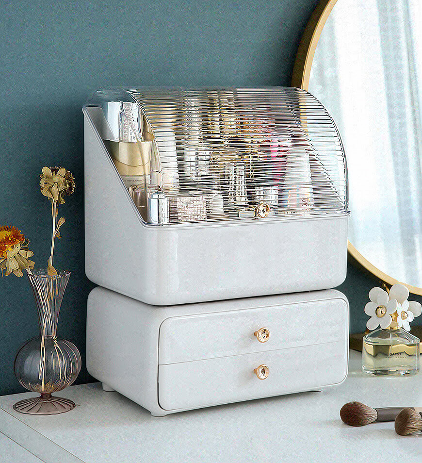 BlushBite® Multifunctional Partition Storage Makeup Box