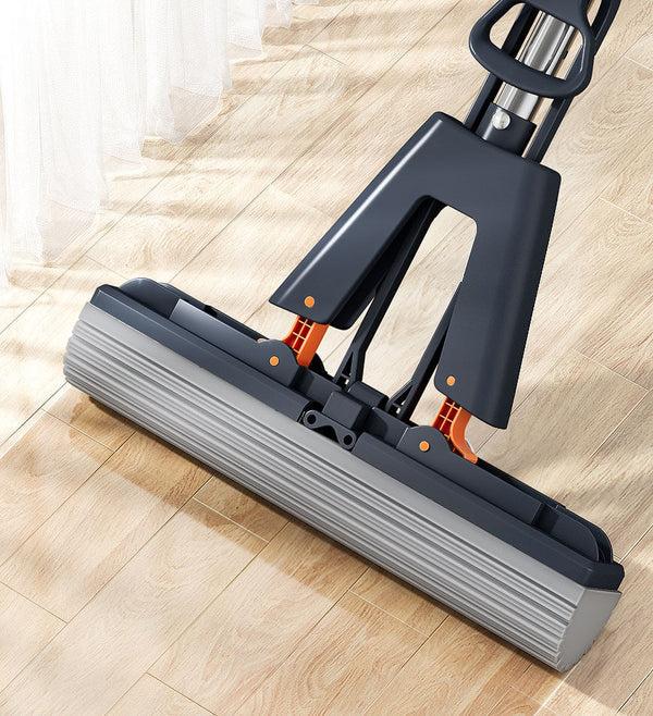 BlushBite® Self-Wringing Sponge Mops For Floor Cleaning Squeeze Z175
