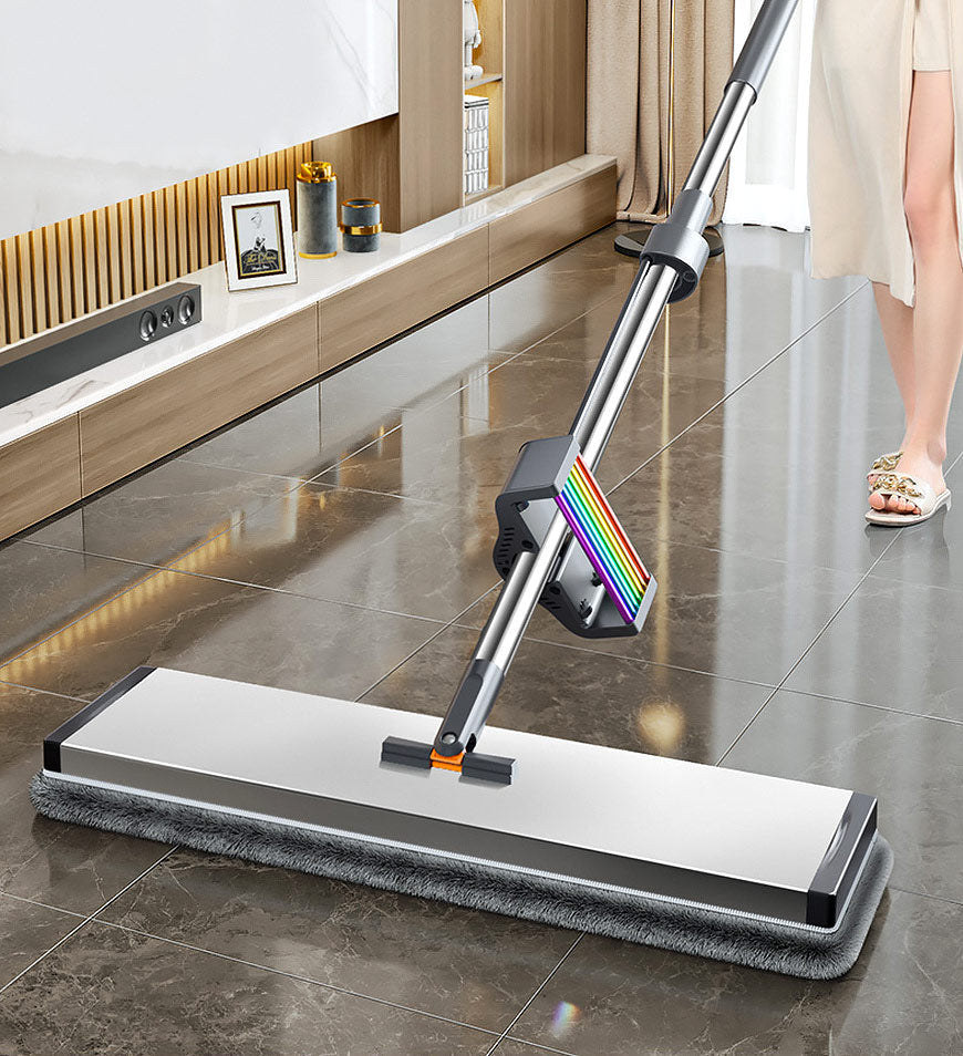 BlushBite® Hands Free Aluminum Flat Mop Wet and Dry Use Z152