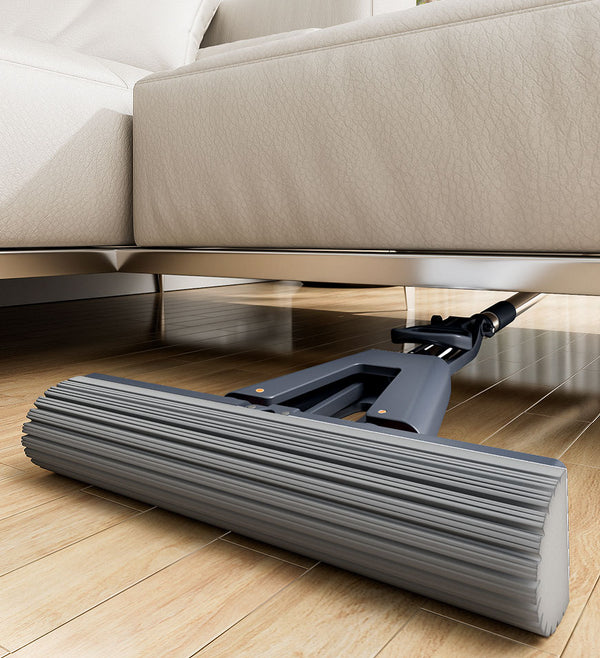 BlushBite® Self-Wringing Sponge Mops For Floor Cleaning Squeeze Z175