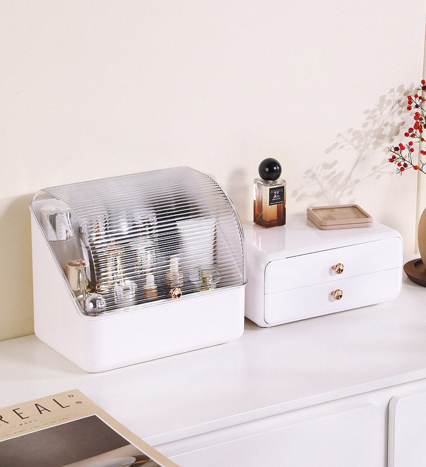 BlushBite® High Quality Large Capacity Cosmetics Storage Box with Drawer