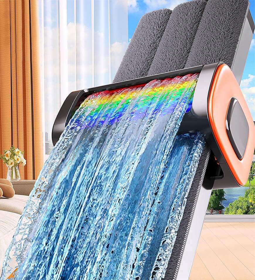 BlushBite® 45cm Flat Mop Household With Scraping StripsZ71