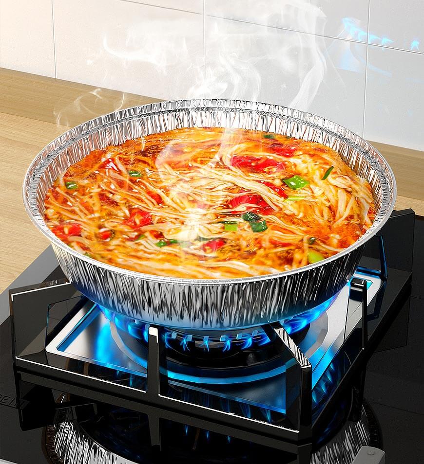 BlushBite® Round Aluminum Air Fryer Trays F53