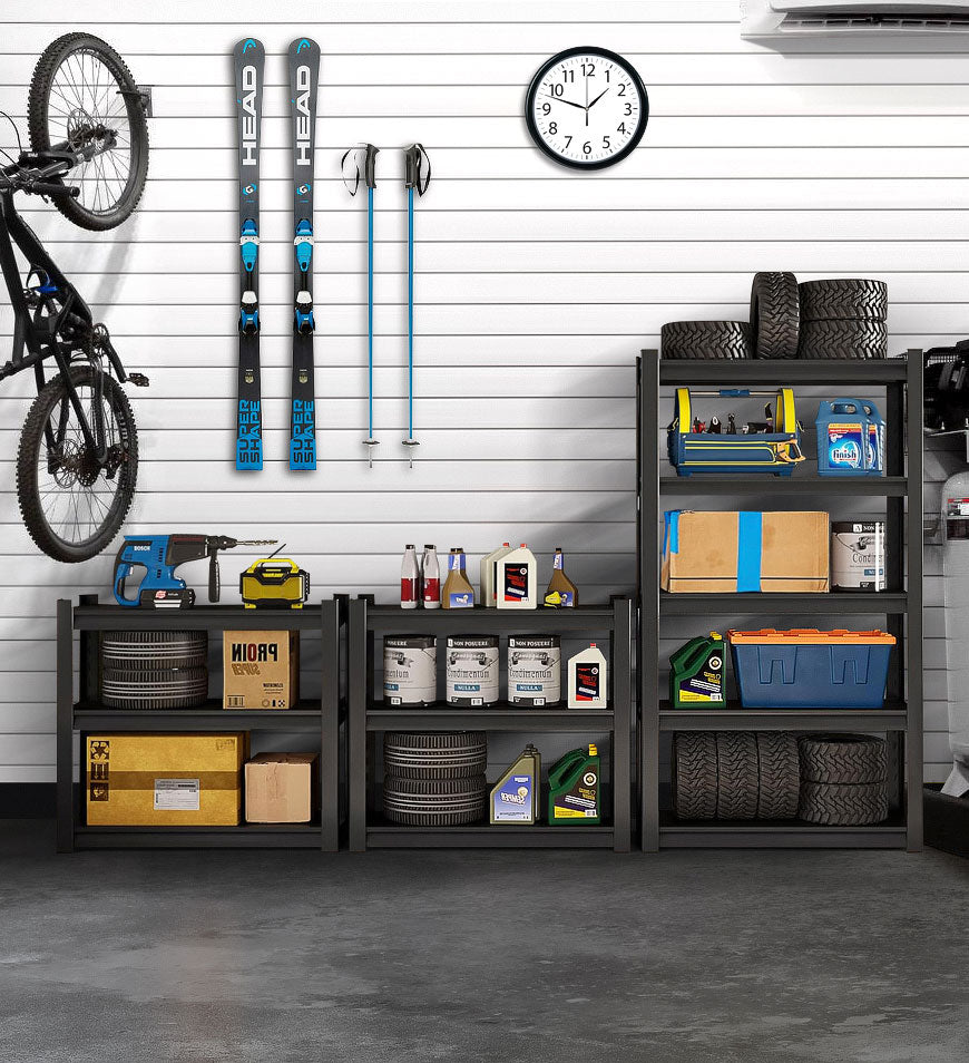 BlushBite® 5-Tier Adjustable Garage Heavy Duty Metal Industrial Shelving Shelves