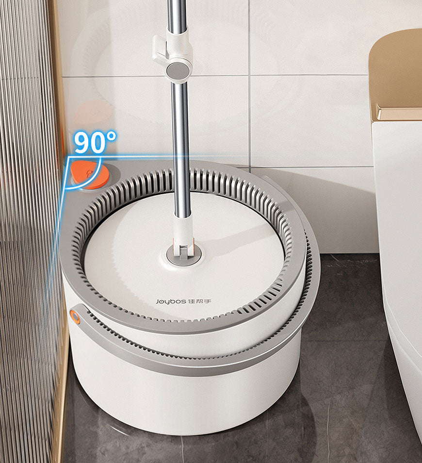BlushBite® Easy Washing Round Spin Mop & Bucket System