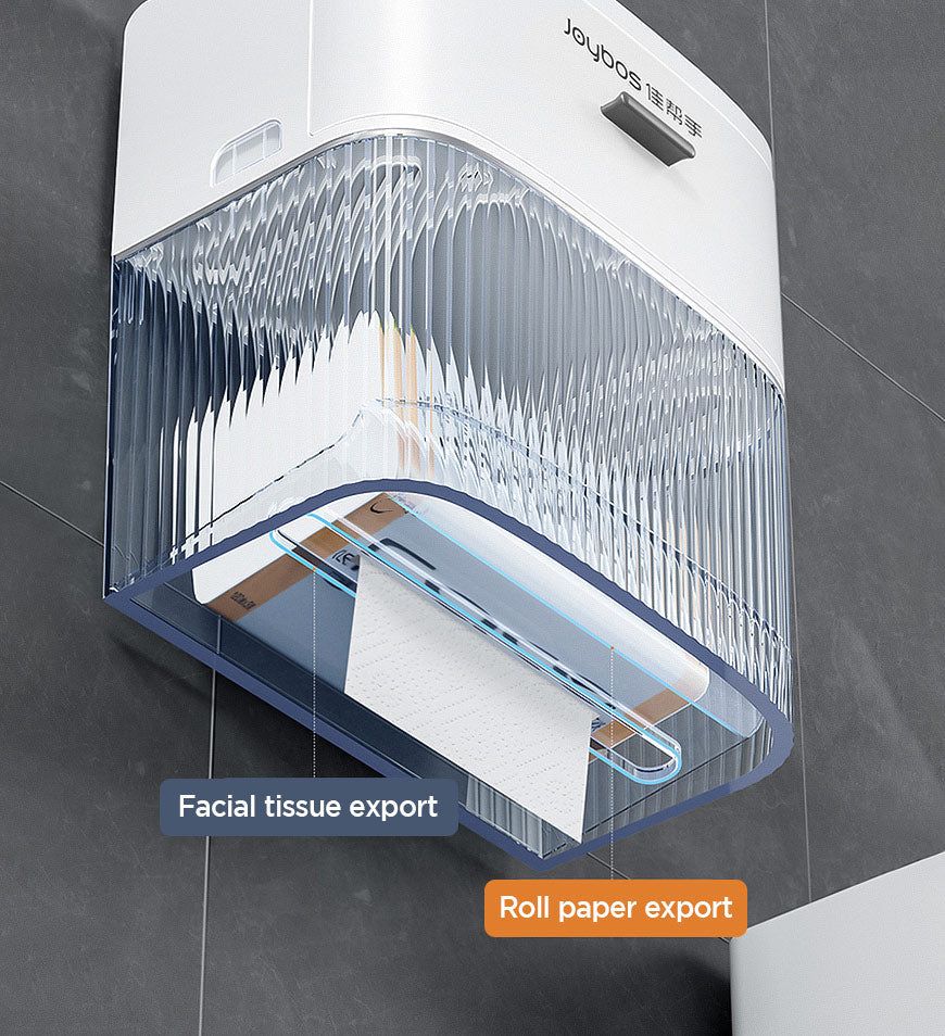 BlushBite® Toilet Paper Box with Drawer and Viewing Window Z163