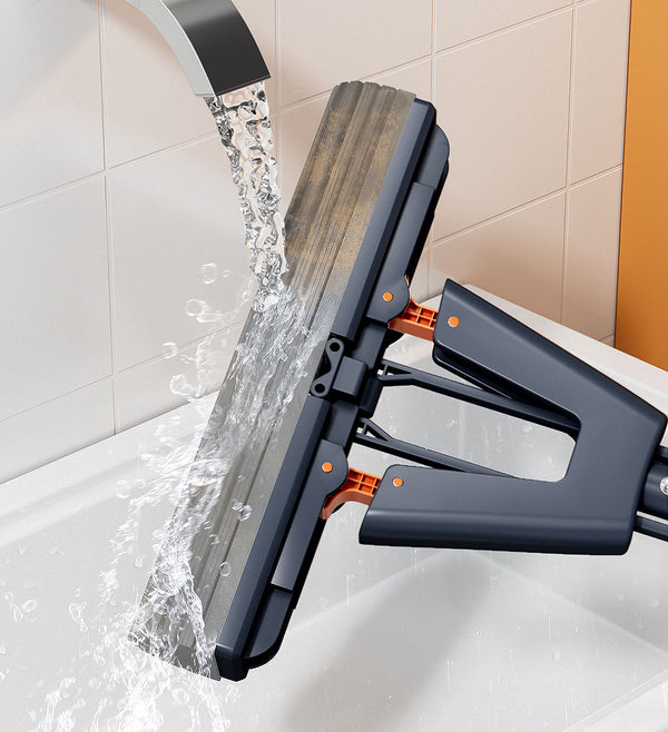 BlushBite® Self-Wringing Sponge Mops For Floor Cleaning Squeeze Z175