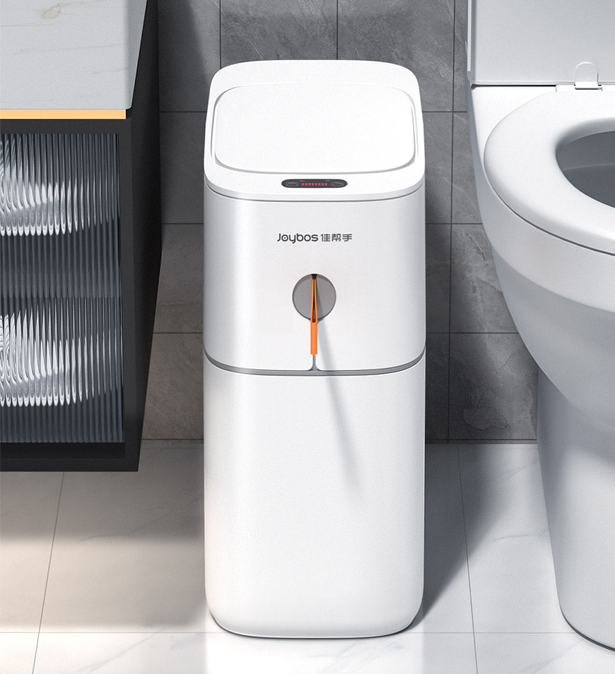 BlushBite® 3.6 Gallon Automatic Smart Sensor Bathroom Trash Can with Lid